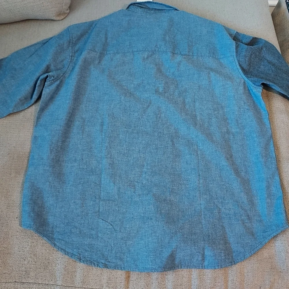 Levi's Oversized Two Tone Jean Button Down shirt